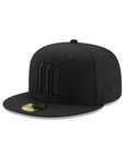 Mexico World Baseball Classic Black On Black 59Fifty Fitted