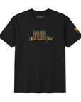Mexico Quetzalcōātl Block Feathered Serpent Graphic Tee – Black