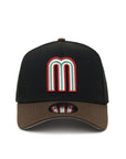 Mexico World Baseball Classic Black Brown 2 Tone Mexico Flag SP 9Forty A-Frame Snapback