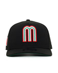 Mexico World Baseball Classic Black Mexico Flag SP 9Fifty A-Frame Snapback