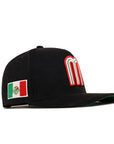Mexico World Baseball Classic Black Corduroy Mexico Flag SP 9Fifty A-Frame Snapback