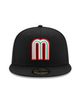 Mexico World Baseball Classic Mexican Flag SP Black 59Fifty Fitted