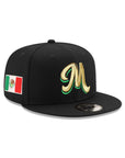 New Era Mexico Pacific League M Black Gold 9Fifty Snapback