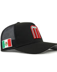 Mexico World Baseball Classic Mexico Flag SP Black 9Forty A-Frame Foam Trucker Snapback