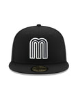Mexico World Baseball Classic Black On White 59Fifty Fitted