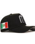 Mexico World Baseball Classic Black On White Mexico Flag SP 9Forty A-Frame Snapback