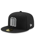 Mexico World Baseball Classic Black On White 59Fifty Fitted