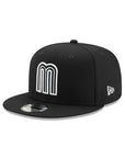 Mexico World Baseball Classic Black On White 9Fifty Snapback