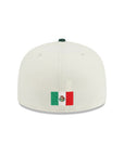 CrownMinded X Mexico Chrome Green Quetzalcōātl Block Feathered Serpent Mexico Flag SP 59Fifty Fitted