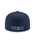 Mexico World Baseball Classic Mexican Flag SP Blue Green 2 Tone 59Fifty Fitted