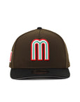 Mexico World Baseball Classic Brown Black 2 Tone Mexico Flag SP 9Fifty A-Frame Snapback