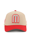 Mexico World Baseball Classic Camel Red 2 Tone Mexican Flag SP 9Forty A-Frame Snapback