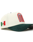 Mexico World Baseball Classic Chrome Dark Green Corduroy 2 Tone Mexico Flag SP 9Forty A-Frame Snapback