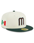 Mexico World Baseball Classic Mexican Flag SP Chrome Green 2 Tone 59Fifty Fitted