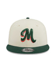 New Era Mexico Serie Del Caribe M Chrome Green 2 Tone 9Fifty Snapback