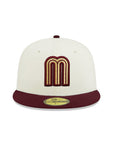 Mexico World Baseball Classic WBC Mexican Flag SP Chrome Maroon 2 Tone 59Fifty Fitted