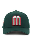 Mexico World Baseball Classic Mexico Flag SP Dark Green 9Forty A-Frame Snapback