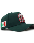 Mexico World Baseball Classic Mexico Flag SP Dark Green 9Forty A-Frame Snapback