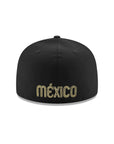 Mexico Black Gold Eagle Mexico Flag SP 59Fifty Fitted