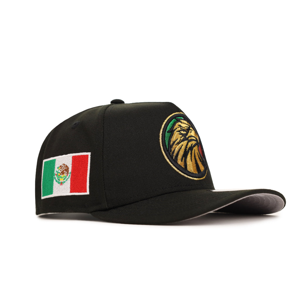 Mexico Black Gold Eagle Mexico Flag SP 9Fifty A-Frame Snapback