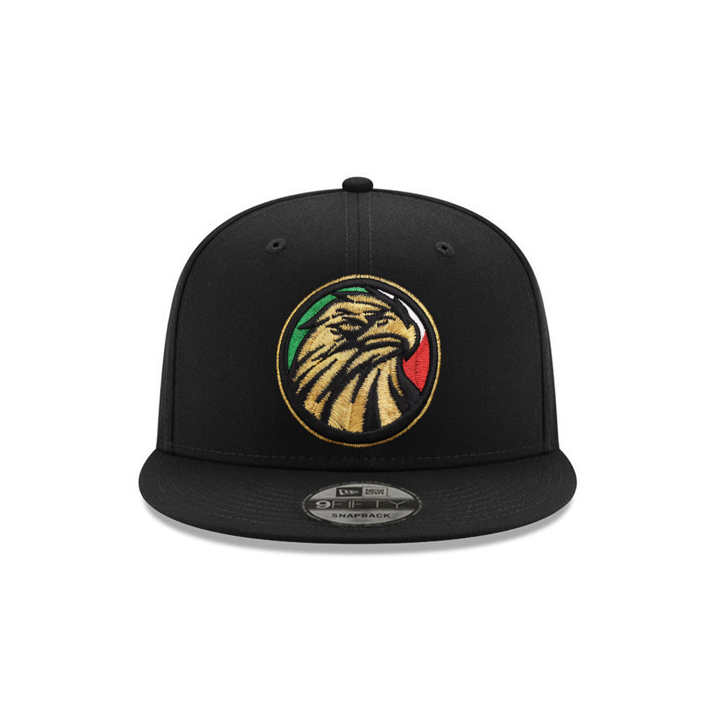 Mexico Black Gold Eagle Mexico Flag SP 9Fifty Snapback