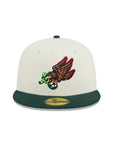 CrownMinded X Mexico Chrome Green Soccer Eagle Mexico Flag SP 59Fifty Fitted