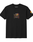 Mexico Feathered Eagle Graphic Tee – Black
