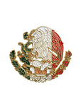 CrownMinded Mexico Flag Eagle Cap Pin