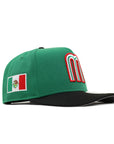 Mexico World Baseball Classic Kelly Green Black 2 Tone Mexico Flag SP 9Fifty A-Frame Snapback