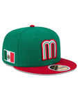 Mexico WBC 2026 Mexico Flag SP Green Red 2 Tone Youth 59Fifty Fitted