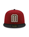 Mexico World Baseball Classic Mexican Flag SP Red Black 2 Tone 59Fifty Fitted