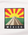 Mexico Feathered Eagle Graphic Tee – White