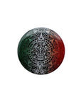Mayan Calendar Mexico Flag Cap Pin