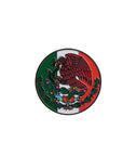 CrownMinded Mexico XL Round Flag Cap Pin