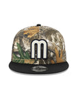 Mexico World Baseball Classic Real Tree Black 2 Tone Mexico Flag SP 9Fifty Snapback