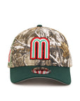 Mexico World Baseball Classic Real Tree Green Mexico Flag SP 9Forty A-Frame Snapback