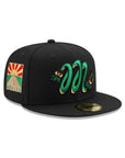 CrownMinded X Mexico Quetzalcōātl Feathered Serpent Sunrise Over Chichén Itzá SP Black 59Fifty Fitted