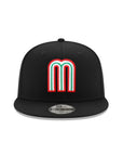 Mexico World Baseball Classic Mexican Flag SP Black 9Fifty Snapback