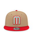 Mexico World Baseball Classic Mexican Flag SP Camel Red 2 Tone 9Fifty Snapback