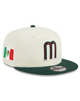 Mexico World Baseball Classic Mexican Flag SP Chrome Green 2 Tone 9Fifty Snapback