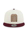 Mexico World Baseball Classic Mexican Flag SP Chrome Maroon 2 Tone 9Fifty Snapback