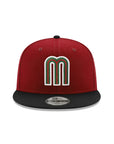 Mexico World Baseball Classic Mexican Flag SP Red Black 2 Tone 9Fifty Snapback