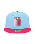 Mexico World Baseball Classic Mexican Flag SP Sky Blue Rose 2 Tone 9Fifty Snapback