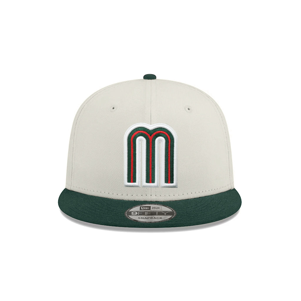Mexico World Baseball Classic Mexican Flag SP Stone Green 2 Tone 9Fifty Snapback