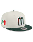 Mexico World Baseball Classic Mexican Flag SP Stone Green 2 Tone 9Fifty Snapback