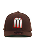 Mexico World Baseball Classic Brown Mexico Flag SP 9Fifty A-Frame Snapback