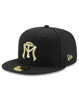 Sultanes De Monterrey Club De Beisbol Black Gold Alternate 59Fifty Fitted