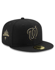 Washington Nationals Black Metallic Gold 2019 World Champions SP 59Fifty Fitted