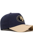 San Francisco 49ers 9Forty A-Frame Moleskin Navy Tan Snapback