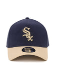 Chicago White Sox 9Forty A-Frame Moleskin Navy Tan Snapback